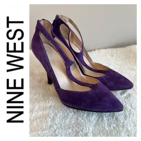 Nine West Purple Women's Heels - Picture 1 of 8